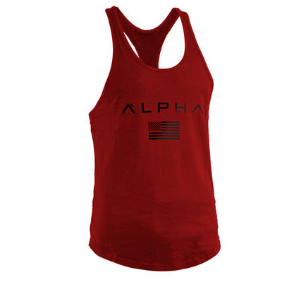 ALPHA Men's Sleeveless Gym/Fitness Vest