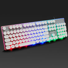 Glowing wired keyboard gaming computer USB