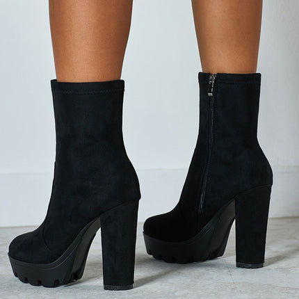 Low Cut Black Martin Shoes Female British Style