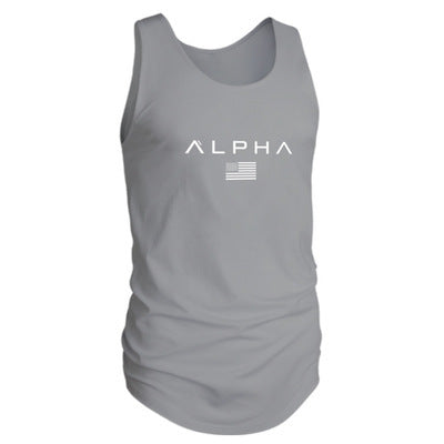 ALPHA Men's Sleeveless Gym/Fitness Vest