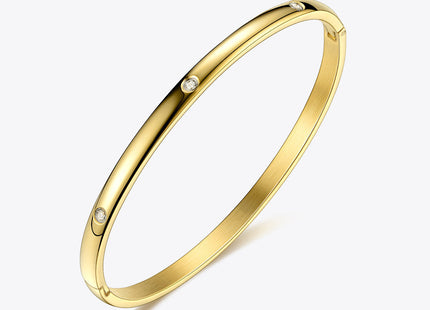 Enfashion Bracelet Bangle Women Jewelry Gold-Color