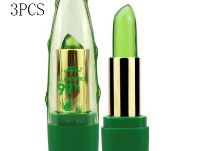 Aloe Vera Gel Color Changing Lipstick Gloss  Moisturizer Anti-drying Desalination Fine-grain Lip Blam Care