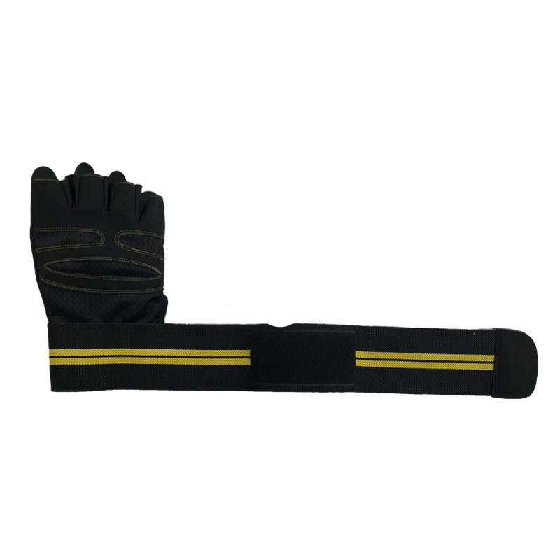 Half Finger Gym/Workout Gloves: Breathable, Non-slip