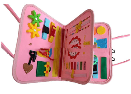 New Busy Book Children's Busy Board Dressing And Buttoning Learning Baby Early Education Preschool Sensory Learning Toy
