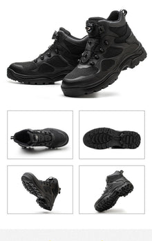 Summer Anti-smashing And Anti-penetration Men's Lightweight And Comfortable Labor Protection Shoes