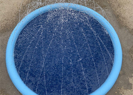 Non-Slip Splash Pad For Kids And Pet Dog Pool Summer Outdoor Water Toys Fun Backyard Fountain Play Mat