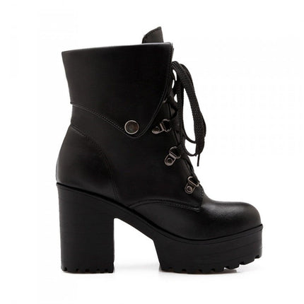 Lolita Shoes Female High Thick Heel Queen Loli