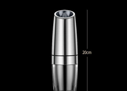 Rechargeable Electric Pepper And Salt Grinder Set One-Handed No Battery Needed Automatic Grinder With Adjustable Coarseness LED Light Refillable