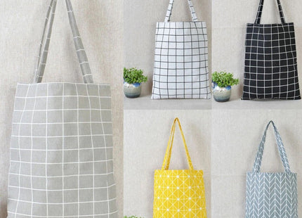 Cotton linen bag tote