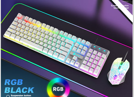 Kuiying T6RGB Luminous Keyboard And Mouse Set
