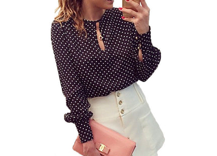 Classic Polka Dot Blouse