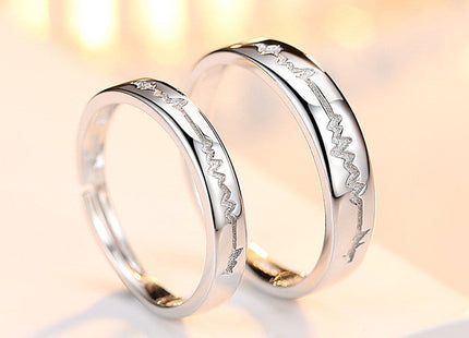 Sterling Silver Jewelry Pair Ring Women