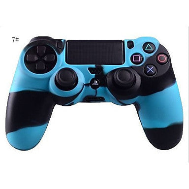 Camouflage Silicone Anti-Slip High Quality Protective Skin Case Green Style Joystick Case For PS4 Controller