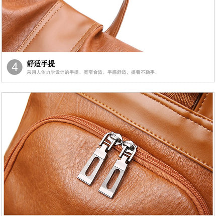 Multifunction Women Backpack Leather Female School Shoulder Bags for Teenage Girls Anti Theft Backpack Women Travel Back Pack