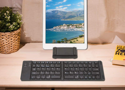 Folding Metal Bluetooth Foldable Keyboard Mini Bluetooth Wireless