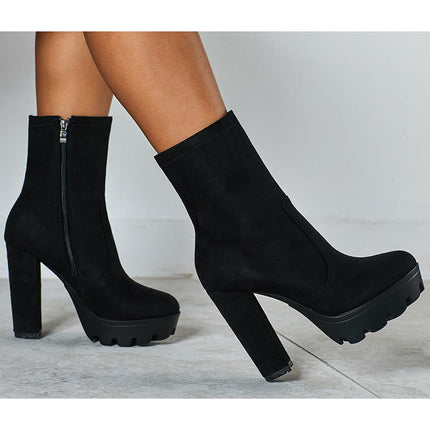 Low Cut Black Martin Shoes Female British Style