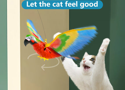 Simulation Bird Cat Interactive Pet Toys Hanging Eagle Flying Teasering Play Kitten Dog Toys Animals Cat Accessories Supplies