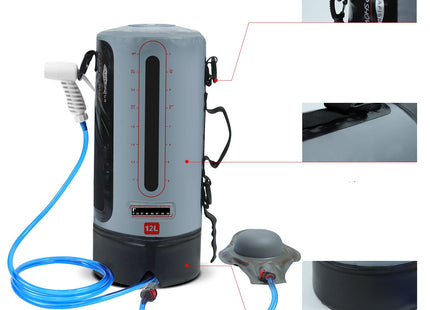 Outdoor Solar Shower Bag Supplies Equipment Camping Mountaineering