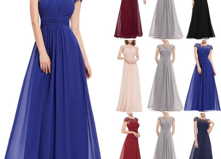 Elegant short sleeve lace dress