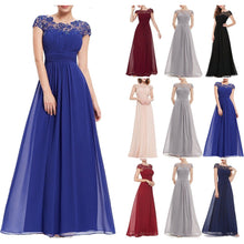 Elegante vestido de encaje de manga corta