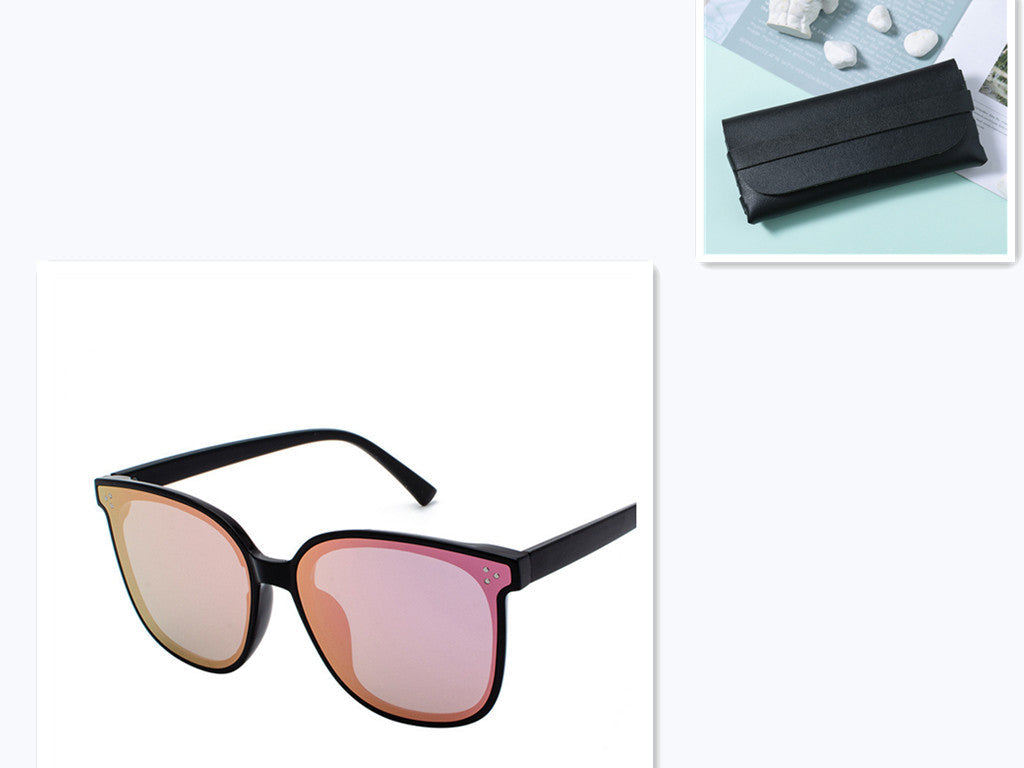 GM New Sunglasses Female Classic Black Net Red