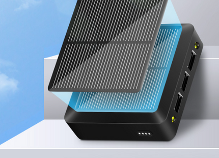 The Solar Power Bank Is Small And Portable