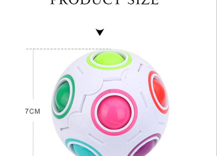 High Elasticity And Fall Resistance Puzzle Rainbow Ball Toy