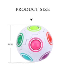 High Elasticity And Fall Resistance Puzzle Rainbow Ball Toy
