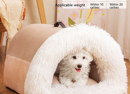 Splicing Portable Pet Bed Portable Warm