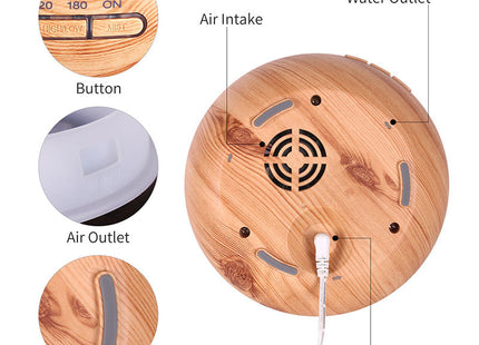 Wood grain aroma diffuser