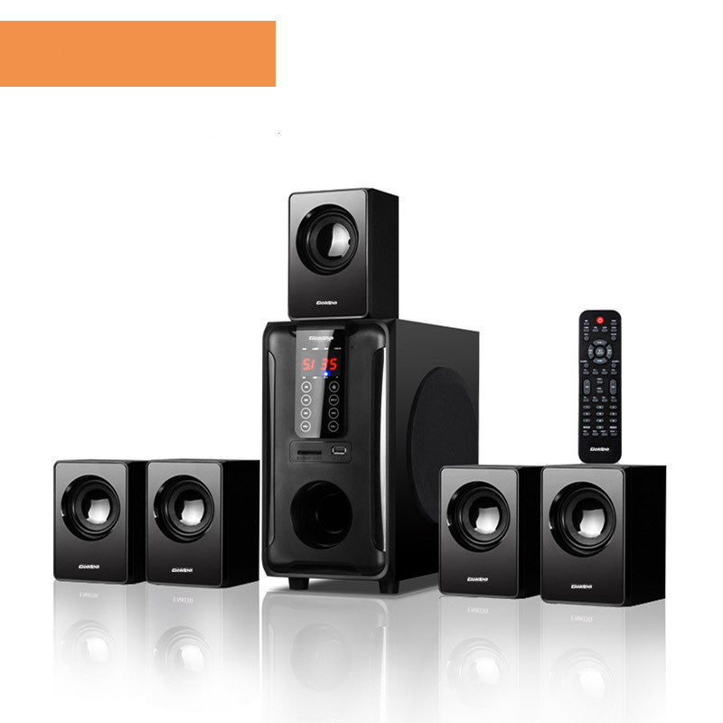 Altavoces de cine en casa, subwoofer de madera