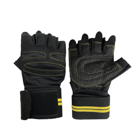 Half Finger Gym/Workout Gloves: Breathable, Non-slip