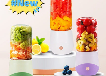 Poratable Mini Electric Juicer for Smoothie Mixing Juicer for Shakes and Nut, Juice,