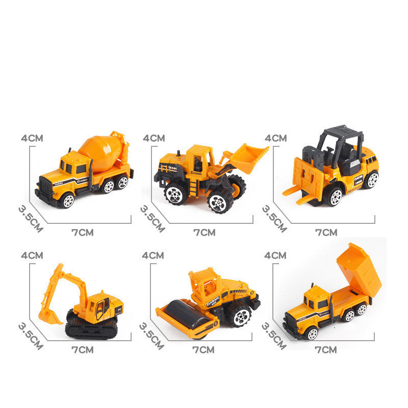 Alloy large container truck toy car