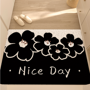 Porch Flowery Floor Mat