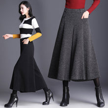 Autumn And Winter New Woolen Trousers Cropped Trousers
