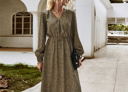 Long Sleeve Elegant Floral Dress