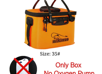 EVA Portable Fishing Bag Folding Thicken Live Fishing Box Tank Bucket Camping Fishing Tackle Fishbox Storage Bag