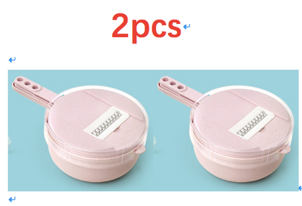 8 In 1 Vegetable Slicer - Potato Peeler Carrot Onion Grater - Cutter Kitchen Accessories