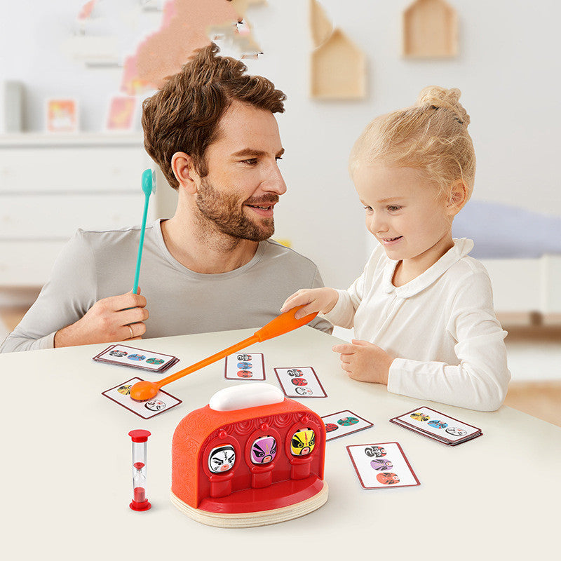 Juguetes infantiles Juego de encontrar imágenes con cambio de cara para entrenar el pensamiento lógico, la atención y la concentración, juegos de mesa de rompecabezas para niños, regalo.