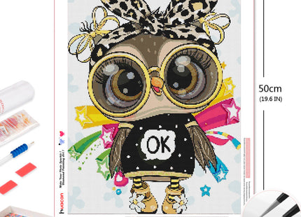 Owl Theme Diamond Painting Craft Kit