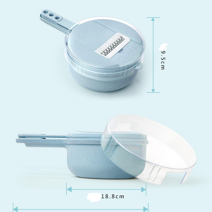 8 In 1 Vegetable Slicer - Potato Peeler Carrot Onion Grater - Cutter Kitchen Accessories