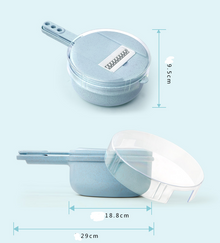 8 In 1 Vegetable Slicer - Potato Peeler Carrot Onion Grater - Cutter Kitchen Accessories