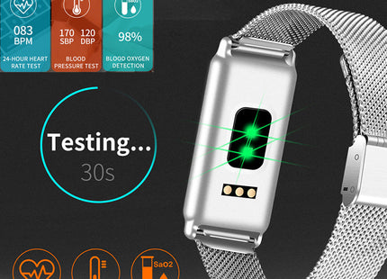 New Y8 Color Screen Full Metal Watch Smart Bracelet Heart Rate And Blood Pressure