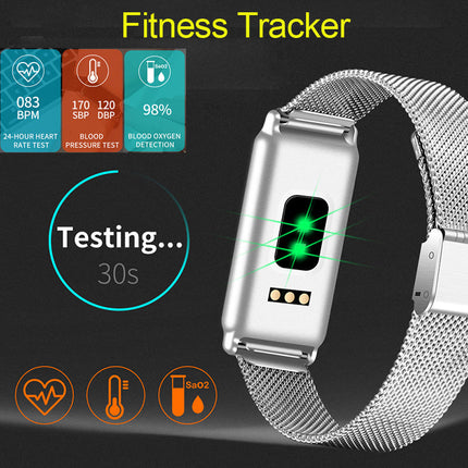 New Y8 Color Screen Full Metal Watch Smart Bracelet Heart Rate And Blood Pressure
