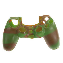 Camouflage Silicone Anti-Slip High Quality Protective Skin Case Green Style Joystick Case For PS4 Controller