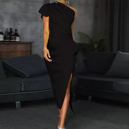 Sexy wrap hip dress