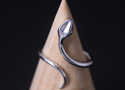 925 Sterling Silver Snake Rings For Women Creative Design Lady Fashion Jewelry