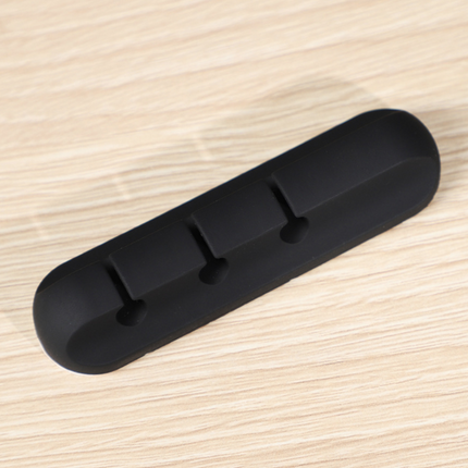 Silicone storage cable management cable clamp