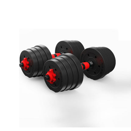 Adjustable, Rubber Coated, Multifunction Dumbbell set